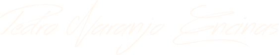Pedro Naranjo Encinas Firma